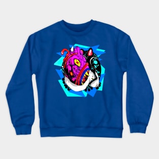 Demon Food Blue Crewneck Sweatshirt